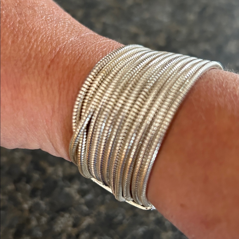 Silver Multi-Strand Bracelet